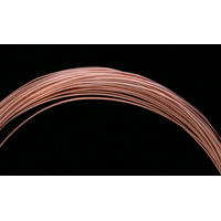 Wire & Sheet Metal 26g Rose Gold Filled, Round, Dead Soft Wire -1/4 oz (~22.5 ft)